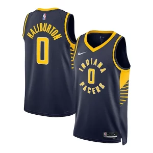 Splendido Magnifico Tyrese Haliburton Indiana Pacers Nike Unisex Swingman Jersey Icon Edition Navy