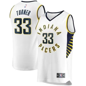 Splendido Meraviglioso Myles Turner Indiana Pacers Fast Break Replica Player Jersey White Association Edition