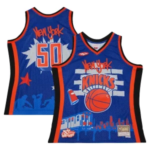 Splendido New York Knicks x Tats Cru Hardwood Classics Fashion Jersey Blue