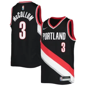 Splendido Ottimo Sofisticato C.J. McCollum Portland Trail Blazers Nike Youth 2021/22 Diamond Swingman Jersey Icon Edition Black