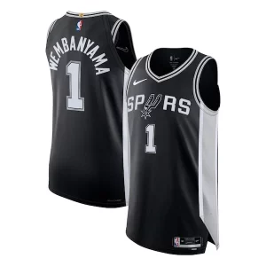 Splendido Prestigioso Comodo Victor Wembanyama San Antonio Spurs Nike Authentic Jersey Icon Edition Black