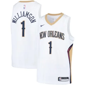 Splendido Robusto Zion Williamson New Orleans Pelicans Nike Youth Swingman Player Jersey Association Edition White/Navy