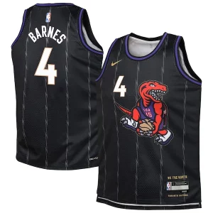 Splendido Scottie Barnes Toronto Raptors Nike Youth 2024/25 Swingman Player Jersey City Edition Black