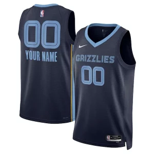 Splendido Sofisticato Memphis Grizzlies Nike Unisex Swingman Custom Jersey Navy Icon Edition