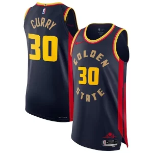 Splendido Stephen Curry Golden State Warriors Nike 2024/25 Authentic Player Jersey City Edition Navy