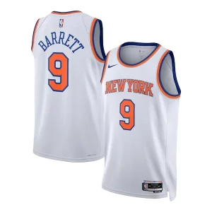 Splendido Trendy Raffinato RJ Barrett New York Knicks Nike Unisex Swingman Jersey Association Edition White
