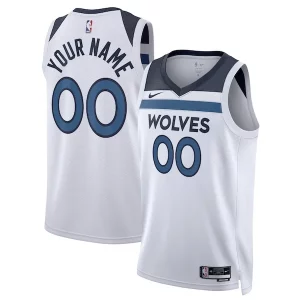 Splendido Versatile Raffinato Minnesota Timberwolves Nike Unisex Swingman Custom Jersey White Association Edition