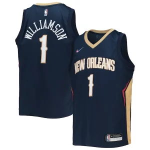 Splendido Zion Williamson New Orleans Pelicans Nike Youth 2021/22 Diamond Swingman Jersey Icon Edition Navy