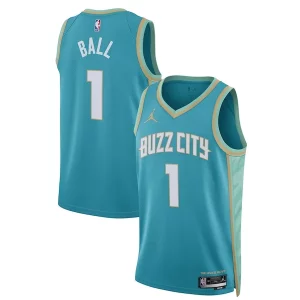 Stupendo Accattivante LaMelo Ball Charlotte Hornets Jordan Brand Unisex 2023/24 Swingman Jersey Teal City Edition