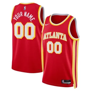 Stupendo Atlanta Hawks Nike Unisex Swingman Custom Jersey Red Icon Edition