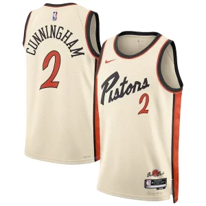 Stupendo Cade Cunningham Detroit Pistons Nike Unisex 2024/25 Swingman Player Jersey City Edition White