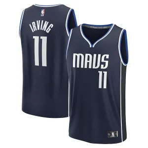 Stupendo Carino Kyrie Irving Dallas Mavericks Fast Break Replica Player Jersey Statement Edition Navy