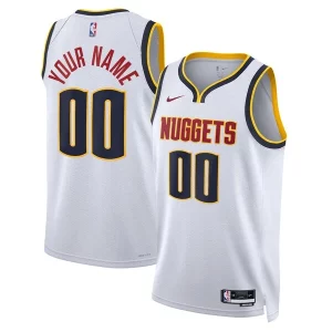 Stupendo Denver Nuggets Nike Unisex Swingman Custom Jersey White Association Edition
