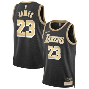Stupendo Meraviglioso Eccezionale LeBron James Los Angeles Lakers Nike Unisex Select Series Swingman Jersey聽鈥?Black