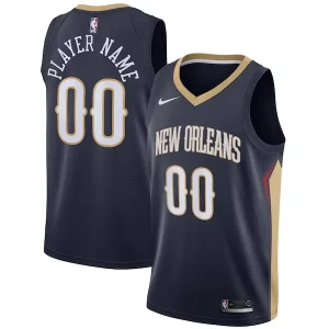 Stupendo Meraviglioso New Orleans Pelicans Nike Swingman Custom Jersey Navy Icon Edition