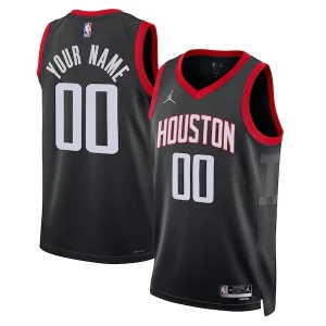 Stupendo Ottimo Houston Rockets Jordan Brand Unisex 2022/23 Swingman Custom Jersey Statement Edition Black