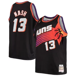 Stupendo Resistente Steve Nash Phoenix Suns 1996/97 Big & Tall Hardwood Classics Swingman Jersey Black/White