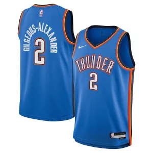 Stupendo Shai Gilgeous Alexander Oklahoma City Thunder Nike Youth Swingman Jersey Icon Edition Blue