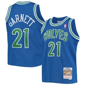 Stupendo Versatile Kevin Garnett Minnesota Timberwolves Youth 1995 96 Hardwood Classics Swingman Jersey Blue