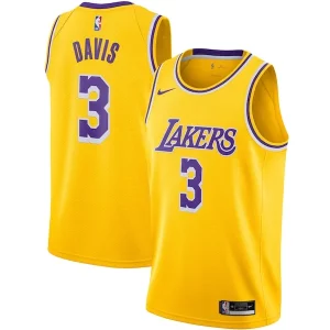 Trendy Anthony Davis Los Angeles Lakers Nike Swingman Jersey Gold Icon Edition
