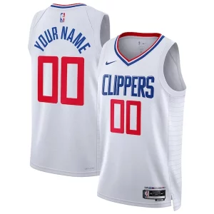 Trendy Carino Duraturo LA Clippers Nike Unisex Swingman Custom Jersey White Association Edition