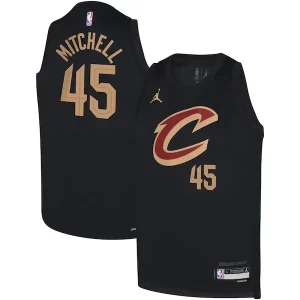 Trendy Fantastico Donovan Mitchell Cleveland Cavaliers Jordan Brand Youth Swingman Jersey Statement Black