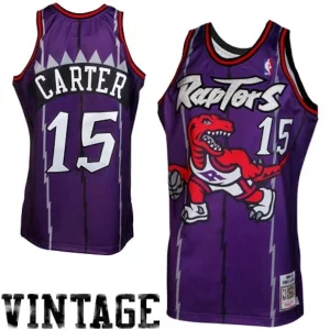Trendy Incantevole Vince Carter Toronto Raptors 1998/99 Throwback Authentic Jersey Purple