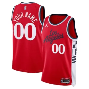Trendy LA Clippers Jordan Brand Unisex 2024/25 Custom Swingman Jersey Statement Edition Red