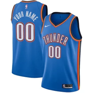 Trendy Robusto Oklahoma City Thunder Nike Custom Swingman Jersey Icon Edition Blue