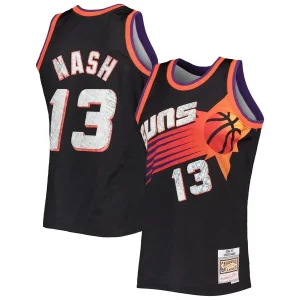 Trendy Robusto Steve Nash Phoenix Suns 1996/97 Hardwood Classics NBA 75th Anniversary Diamond Swingman Jersey Black