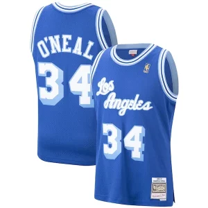 Trendy Shaquille O'Neal Los Angeles Lakers Hardwood Classics Swingman Jersey Royal/Purple/Gold