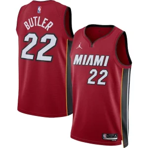 Trendy Sofisticato Jimmy Butler Miami Heat Jordan Brand Unisex Swingman Jersey Statement Edition Red