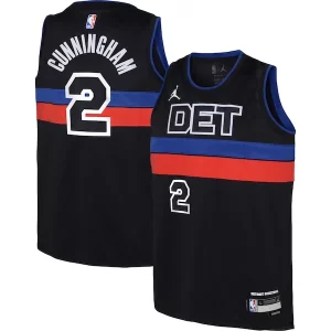 Trendy Splendido Sofisticato Cade Cunningham Detroit Pistons Jordan Brand Youth Swingman Jersey Statement Edition Black
