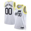 Trendy Utah Jazz Nike Unisex Swingman Custom Jersey White Association Edition