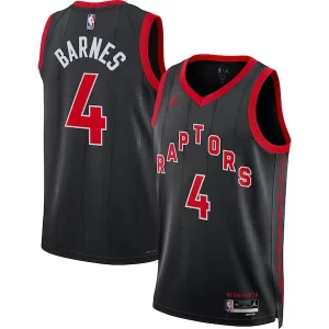 Versatile Carino Gorgeous Scottie Barnes Toronto Raptors Jordan Brand Unisex Swingman Jersey Statement Edition Black