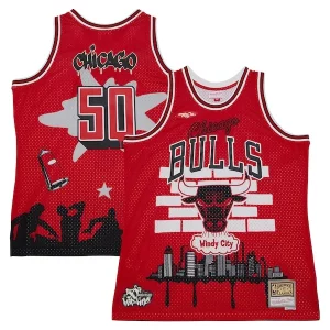 Versatile Chicago Bulls x Tats Cru Hardwood Classics Fashion Jersey Red