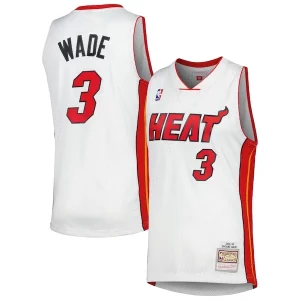Versatile Comodo Splendido Dwyane Wade Miami Heat 2001/02 Hardwood Classics Swingman Jersey White