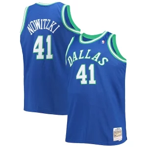 Versatile Dirk Nowitzki Dallas Mavericks Big & Tall 1998/99 Hardwood Classics Swingman Jersey Blue