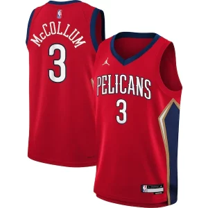 Versatile Eccezionale Accattivante C.J. McCollum New Orleans Pelicans Jordan Brand Youth Swingman Jersey Statement Edition Red