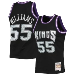 Versatile Eccezionale Jason Williams Sacramento Kings 2000/01 Hardwood Classics NBA 75th Anniversary Diamond Swingman Jersey Black