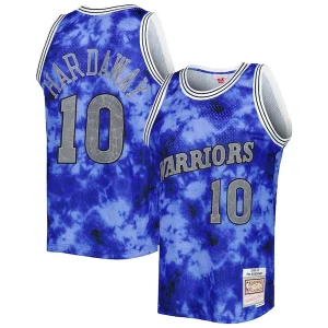 Versatile Elegante Tim Hardaway Golden State Warriors 1990/91 Galaxy Swingman Jersey Blue