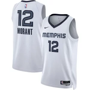 Versatile Gorgeous Ja Morant Memphis Grizzlies Nike Unisex Swingman Jersey Association Edition White/Navy