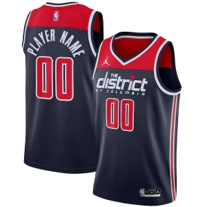 Versatile Gorgeous Washington Wizards Jordan Brand Swingman Custom Jersey Statement Edition Navy