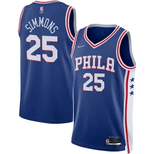 Versatile Incantevole Duraturo Ben Simmons Philadelphia 76ers Nike 2021/22 Diamond Swingman Jersey Icon Edition Royal