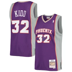 Versatile Jason Kidd Phoenix Suns 2001/02 Hardwood Classics Swingman Jersey Purple