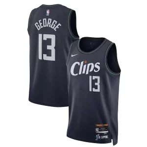 Versatile Paul George LA Clippers Nike Unisex 2023/24 Swingman Jersey Navy City Edition